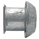 Manchon mâle avec bride Ø133 mx 150 mx 5 adaptable