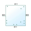 Heckscheibe - Landmaschine RENAULT 7700681720 - Nachbau