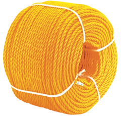 Cordage polypropylene 35 m jaune
