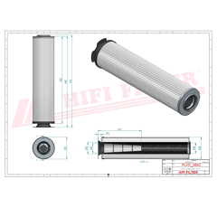 Filtro hidráulico HIFI FILTER SH52305 Adaptable