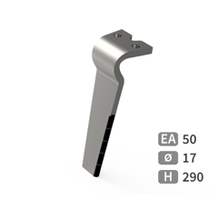 Dent de herse rotative Gauche 5 plaquettes carbure FORIGO 58001 adaptable