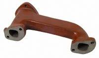 Colector De Escape Para Tractores Massey Ferguson 65, 155, 158, 165 Con Motor Perkins - Codo De 180 Grados