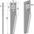 Dent pour herse rotative BREVIAGRI 0033054 adaptable 