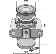 Lagergehäuse Kpl. ohne Flansche - 5.180 kg - Mehrere Marken