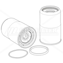 Filtre à gasoil separateur d'eau adaptable HIFI FILTER SN40922