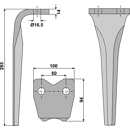 Kreiseleggenzinken - rechts / links RH84 RH  Pegoraro