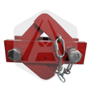 Bride en croix 50 x 30 mm - bâtis de 55 adaptable