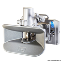 Zugmaul automatisch,W= 390 S32, Ø 49 mm Bolzen, Schwarz     