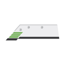 Soc carbure Gauche à bec de canne pour charrue MASSEY FERGUSON 200615 adaptable