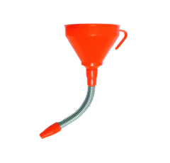 Entonnoir plastique avec bec flexible en métal Ø 160 mm