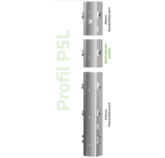 Dr. Reisacher Reihenpfahl P5L - Stückverzinkt - 1,65 mm
