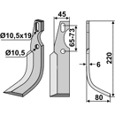 Fräsmesser Rechts 220 x 45 Diesse Nachbau