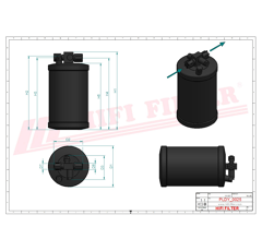 Deshydrateur Climatisation adaptable HIFI FILTER DYH90005
