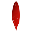 Versoir droit 14’’ pour charrue KVERNELAND KK053262 adaptable - BlackSteel©