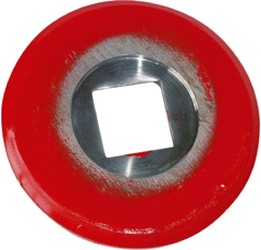 Bride intérieure Ø154 x 13,9 mm pour arbre carré 40 x 40 mm adaptable - BlackSteel©