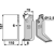 Lame gauche pour Fraise/Rotavator MASCHIO/GASPARDO 19100422 adaptable - 