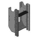 Lagerbock HVLB,W= 330 S32, Case Agrotron, Schwarz  