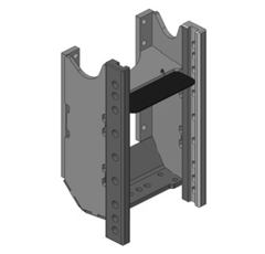 Lagerbock HVLB,W= 330 S32, Case Agrotron, Schwarz  