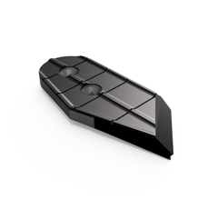 Pointe Gauche avec plaquettes carbure KUHN HUARD 622165 adaptable