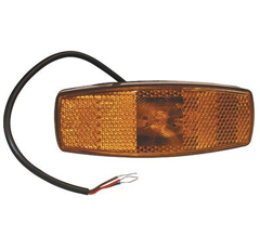 Feu de gabarit LED orange 12/24 V 115 x 42 mm adaptable