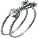 Pack de 2 colliers fil inox diamètre maxi 43 mm