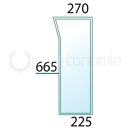 Pare-brise G. pour machine agricole DEUTZ-FAHR 0.014.2292.0 adaptable