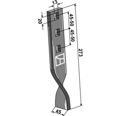 Verschleißteil - Länge 273