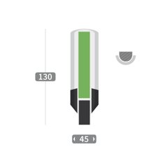 Mise à souder bombée carbure et rechargement TOUTES MARQUES 130x45 mm adaptable