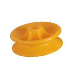 Rollen-Isolatoren 25er Btl.  schwarz