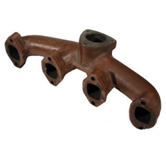 Collecteur d'échappement pour tracteur CASE IH 04606570 adaptable