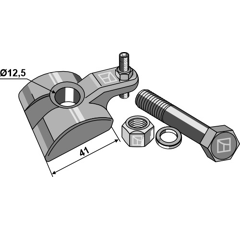 Zinkenhalter kpl. für KVERNELAND VF06565744 – Nachbau  