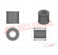 Filtre à air adaptable HIFI FILTER SA19104