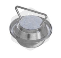 Bouchon mâle acier galva Ø 120 mm adaptable