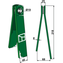 AUFBEREITERZINKEN 218 mm KRONE 00 250 551 4 Nachbau 