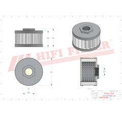 Filtre hydraulique adaptable HIFI FILTER SH77237