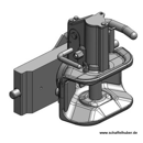 Zugmaul automatisch,W= 330 S30, Ø 32 mm Bolzen, CH-I, Schwarz