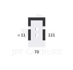 Grattoir carbure RAU 29743 adaptable