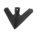 Soc à ailettes 457 x 8 mm pour cultivateur lourd adaptable - Blacksteel©