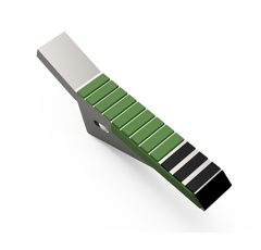 Sabot de décompacteur avec plaquettes carbure et rechargement ALPEGO E05610S adaptable