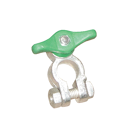 Cosse batterie + rouge m10 laiton avec écrou pap.