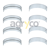 Jeu de coussinets de paliers std pour téléscopique JCB 02/634019 adaptable