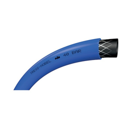 Tuyau en PVC bleu 40 bars tressé pour refoulement de fluide - 50 m spécial pulvérisation