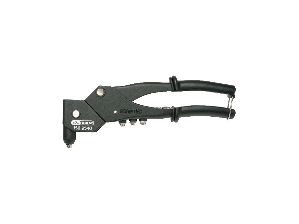 Pince à Riveter Tête Pivotante 360° KS Tools 150.9540 - Longueur 290 Mm