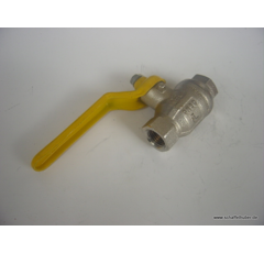 Messingkugelhahn lange AusführungGesamtlänge 49 mm  MKH14LG