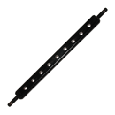 Barre d'attelage carré 9 trous catégorie 1  - 620 mm