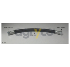 Tuyau hydraulique avec raccords pour téléscopique JCB 629/80043 adaptable