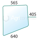 Vitre de porte D/G de machine agricole CASE IH 1-34-771-737 adaptable