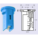 Lechler IDK 90-03 C Keramik - blau