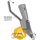 Messerschar Hartmetall 9 x 14 mm für Sämaschine BOURGAULT – Nachbau