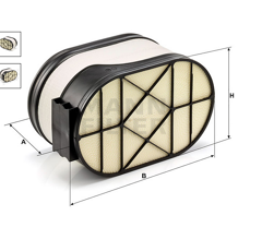 MANN  Luftfilterelement CP34360
